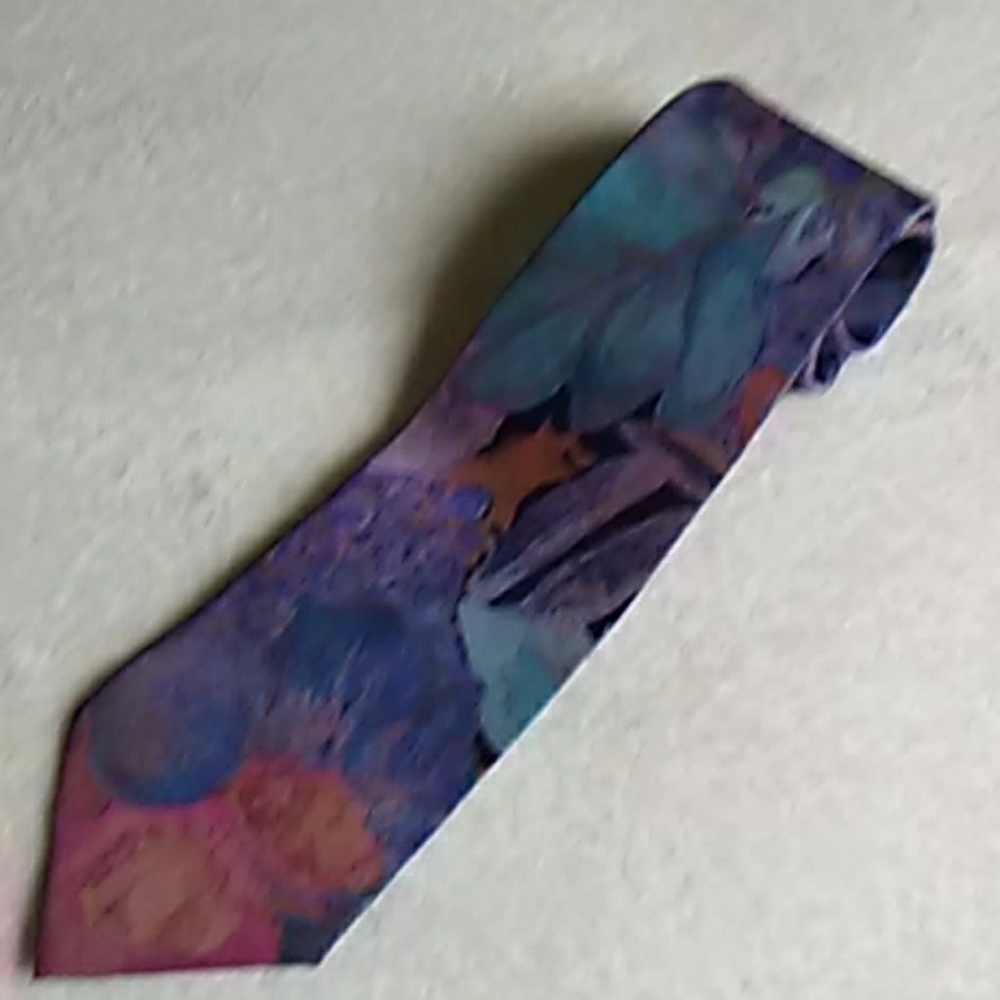 VTG 90's Florenzi Floral Tie Nice GUC